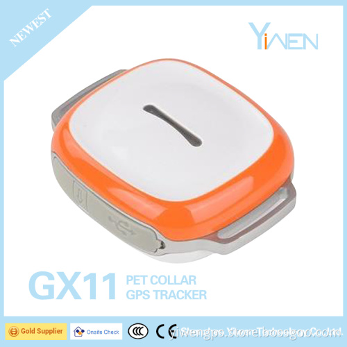 Yiwen Lifetime GPS Tracking Software Access Pet Dog Cat Pig Horse Collar GPS WIFI LBS Mini Triple Positioning Mode Tracker GX11